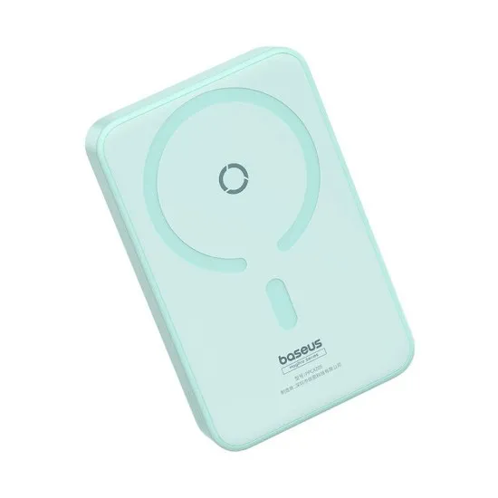 Baterie Externa Magsafe 5000mAh, 20W - Baseus PPCXZ05 (P10064101333-00) - Mint Baterie Externa Magsafe 5000mAh, 20W - Baseus PPCXZ05 (P10064101333-00) - Mint