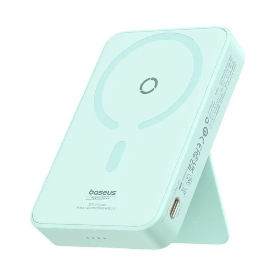 Baterie Externa Magsafe 5000mAh, 20W - Baseus PPCXZ05 (P10064101333-00) - Mint Baterie Externa Magsafe 5000mAh, 20W - Baseus PPCXZ05 (P10064101333-00) - Mint