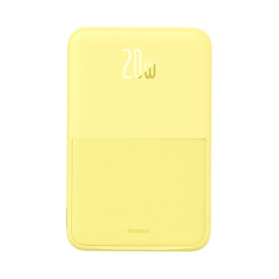 Baterie Externa MagSafe 5000mAh, 20W - Baseus PPCXZ05 (P10064101Y23-00) - Yellow