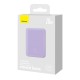 Baterie Externa USB-C, MagSafe, 10000mAh, 20W - Baseus Magnetic Mini (PPCX110105) - Purple