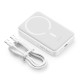 Baterie Externa USB-C, MagSafe, 10000mAh, 30W - Baseus Mini (PPCX110202) - White