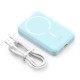 Baterie Externa USB-C, MagSafe, 10000mAh, 30W - Baseus Mini (PPCX110203) - Blue