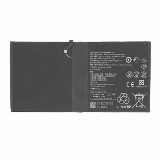 Baterie pentru Huawei MediaPad M5 10/M5 10 Pro/M5 Lite, 7500mAh - OEM HB299418ECW (14945) - Black