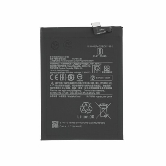 Baterie pentru Xiaomi Redmi Note 10 4G / Note 10S / Redmi 10 (2022) / Poco M5s, 5000mAh - OEM BN59 (18717) - Black