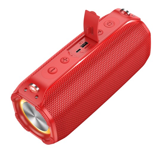 Boxa Fara Fir TF, USB, AUX, FM, BT 5.3, 10W - Hoco Rick Sports (HC23) - Red