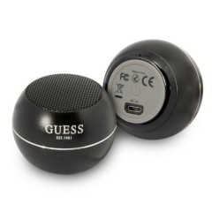 Boxa Portabila Bluetooth 5.0, 3W, 300mAh, 4H -  Guess (GUWSALGEK) - Black Boxa Portabila Bluetooth 5.0, 3W, 300mAh, 4H -  Guess (GUWSALGEK) - Black