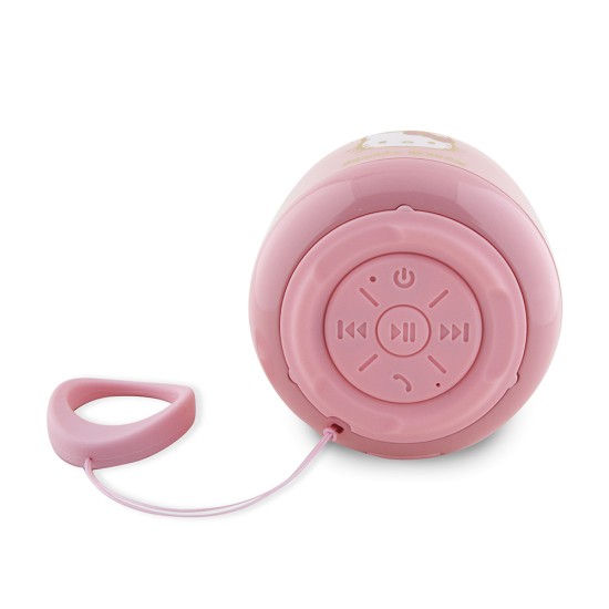 Boxa Portabila Bluetooth 5.0, Type-C, 3W, 800mAh - Hello Kitty (HKWSBT6GKEP) - Pink