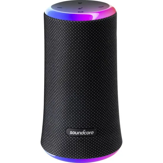 Boxa Portabila Bluetooth cu Lumini LED, 20W - Anker Flare II (A3165G11) - Black Boxa Portabila Bluetooth cu Lumini LED, 20W - Anker Flare II (A3165G11) - Black