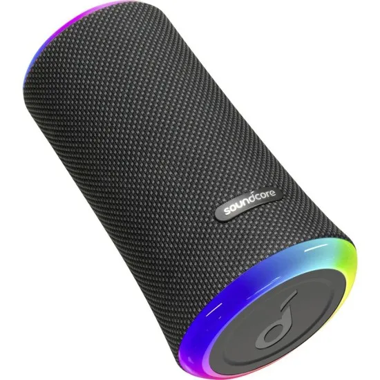 Boxa Portabila Bluetooth cu Lumini LED, 20W - Anker Flare II (A3165G11) - Black Boxa Portabila Bluetooth cu Lumini LED, 20W - Anker Flare II (A3165G11) - Black