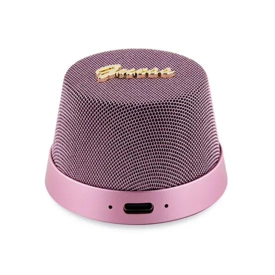 Boxa Portabila TWS, Bluetooth V5.3, 700mAh, 3W - Guess Magnetic Script Metal (GUWSC3ALSMP) - Pink Boxa Portabila TWS, Bluetooth V5.3, 700mAh, 3W - Guess Magnetic Script Metal (GUWSC3ALSMP) - Pink