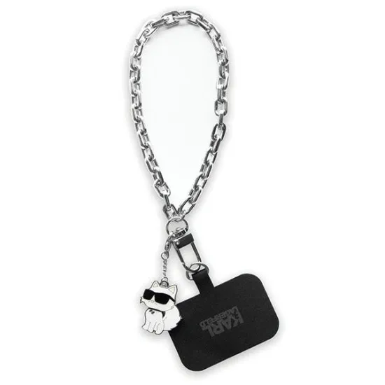 Breloc Universal pentru Telefon - Karl Lagerfeld (KLUCHCSKPK) - Choupette Silver Breloc Universal pentru Telefon - Karl Lagerfeld (KLUCHCSKPK) - Choupette Silver