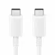 Cablu de Date Fast Charging, 2x Type-C, 5A, 1m - Samsung (EP-DN975BWEGWW) - White (Bulk Packing) Cablu de Date Fast Charging, 2x Type-C, 5A, 1m - Samsung (EP-DN975BWEGWW) - White (Bulk Packing)