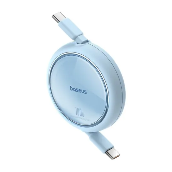 Cablu de Date Type-C la Type-C, 100W, 1m - Baseus Free2Draw Mini (P10364500311-00) - Galaxy Blue Cablu de Date Type-C la Type-C, 100W, 1m - Baseus Free2Draw Mini (P10364500311-00) - Galaxy Blue