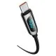 Cablu de Date Type-C la Type-C 100W, Fast Charging, 1m - Baseus Display (CATSK-B01) - Black Cablu de Date Type-C la Type-C 100W, Fast Charging, 1m - Baseus Display (CATSK-B01) - Black