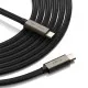 Cablu de Date Type-C la Type-C, 240W, 2m - Ringke - Black Cablu de Date Type-C la Type-C, 240W, 2m - Ringke - Black
