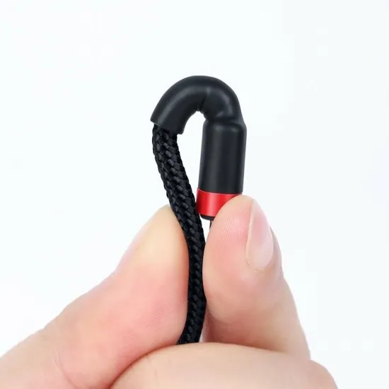 Cablu de Date Type-C la Type-C, 3A, 1m - Baseus Cafule (CATKLF-G91) - Red / Black Cablu de Date Type-C la Type-C, 3A, 1m - Baseus Cafule (CATKLF-G91) - Red / Black