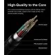 Cablu de Date Type-C la Type-C, 60W, 0.5m - Ringke - Black Cablu de Date Type-C la Type-C, 60W, 0.5m - Ringke - Black