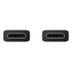 Cablu de Date Type-C la Type-C Fast Charging 3A, 1.8m - Samsung (EP-DX310JBEGEU) - Black (Blister Packing)