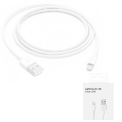 Cablu de Date USB-A la Lightning, 2m - Apple (MD819ZM/A) - White (Blister Packing) Cablu de Date USB-A la Lightning, 2m - Apple (MD819ZM/A) - White (Blister Packing)
