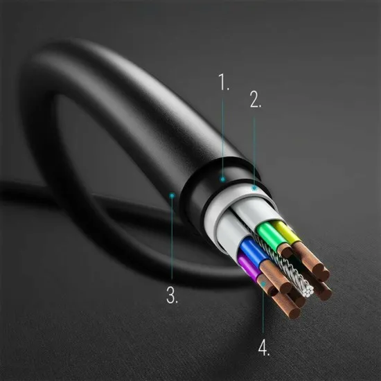 Cablu de Date USB-C to Type-C Super Fast Charging 5A, 1m - Samsung (EP-DN975BBEGWW) - Black (Bulk Packing) Cablu de Date USB-C to Type-C Super Fast Charging 5A, 1m - Samsung (EP-DN975BBEGWW) - Black (Bulk Packing)