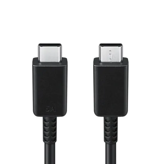 Cablu de Date USB-C to Type-C Super Fast Charging 5A, 1m - Samsung (EP-DN975BBEGWW) - Black (Bulk Packing) Cablu de Date USB-C to Type-C Super Fast Charging 5A, 1m - Samsung (EP-DN975BBEGWW) - Black (Bulk Packing)