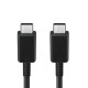 Cablu de Date USB-C to Type-C Super Fast Charging 5A, 1m - Samsung (EP-DN975BBEGWW) - Black (Bulk Packing)