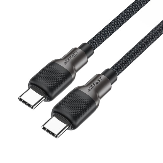 Cablu de incarcare, Type-C to Type-C, 60W, High-Speed Charging, 1.2m - Acefast (C10-03) - Black