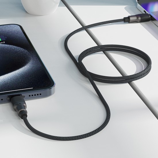 Cablu de incarcare, Type-C to Type-C, 60W, High-Speed Charging, 1.2m - Acefast (C10-03) - Black