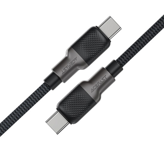 Cablu de incarcare, Type-C to Type-C, 60W, High-Speed Charging, 1.2m - Acefast (C10-03) - Black