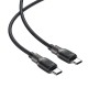 Cablu de incarcare, Type-C to Type-C, 60W, High-Speed Charging, 1.2m - Acefast (C10-03) - Black