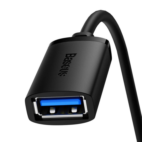 Cablu Extensie USB la USB, 1m - Baseus (B00631103111-00) - Black