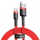 Cablu USB la Type-C, 2A, 3m - Baseus Cafule (CATKLF-U09)  - Red