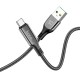 Cablu USB la Type-C, 5A, 1.2m - Hoco Extreme (S51) - Black Cablu USB la Type-C, 5A, 1.2m - Hoco Extreme (S51) - Black
