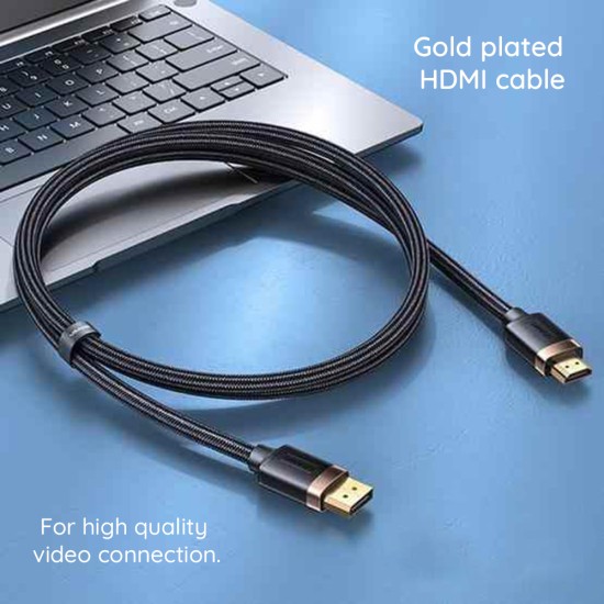 Cablu video DP la HDMI 4K@30Hz, 2m - Usams U74 (US-SJ530) - Black