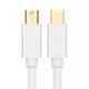 Cablu Video Mini DisplayPort la Mini DispalyPort 4k@60Hz, 2m - Ugreen (10429) - White Cablu Video Mini DisplayPort la Mini DispalyPort 4k@60Hz, 2m - Ugreen (10429) - White