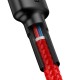 Cablu ype-C to Type-C, 60W, 3A, 2m - Baseus Cafule (CATKLF-H09) - Red / Black