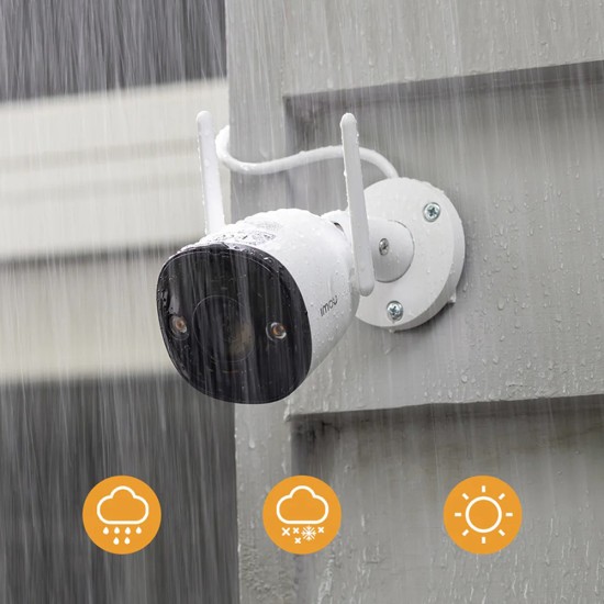 Camera de Supraveghere cu Detectare Miscare Umana - Imou Outdoor Camera Bullet 3 (IPC-S3EP-5M0WE) - White