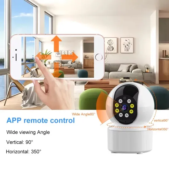 Camera de Supraveghere HD pentru Interior, Zoom, V380 PRO App - Techsuit (Q119) - White Camera de Supraveghere HD pentru Interior, Zoom, V380 PRO App - Techsuit (Q119) - White