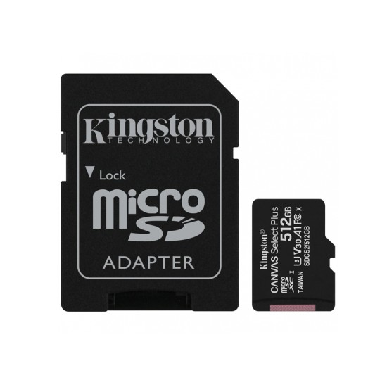 Card de Memorie, 128GB - Kingston Canvas Select Plus (SDCS2/128GBSP) - Black