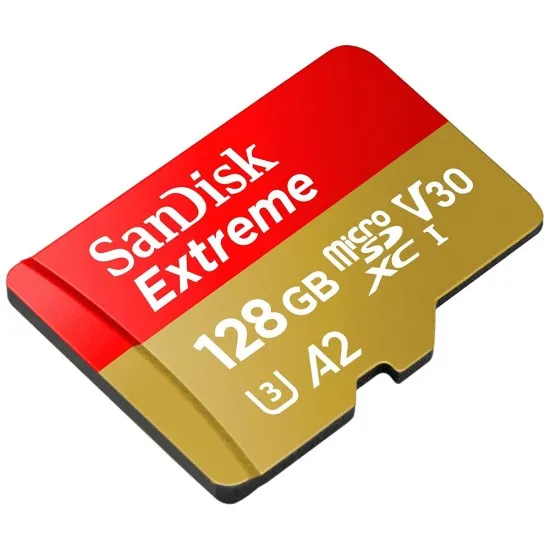 Card de Memorie, 128GB, MicroSDXC - SanDisk Extreme (SDSQXAA-128G-GN6AA) - Red Card de Memorie, 128GB, MicroSDXC - SanDisk Extreme (SDSQXAA-128G-GN6AA) - Red