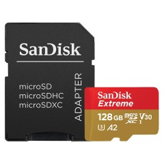 Card de Memorie, 128GB, MicroSDXC - SanDisk Extreme (SDSQXAA-128G-GN6MA) - Grey Card de Memorie, 128GB, MicroSDXC - SanDisk Extreme (SDSQXAA-128G-GN6MA) - Grey