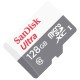 Card de Memorie, 128GB, MicroSDXC - SanDisk Ultra (SDSQUNR-128G-GN3MA) - White