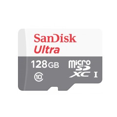 Card de Memorie, 128GB - SanDisk Ultra (SDSQUNR-128G-GN6MN) - White / Gray Card de Memorie, 128GB - SanDisk Ultra (SDSQUNR-128G-GN6MN) - White / Gray