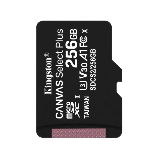 Card de Memorie, 256GB - Kingston Canvas Select Plus (SDCS2/256GBSP) - Black