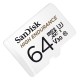 Card de Memorie, 64GB, Micro SDXC - SanDisk High Endurance (SDSQQNR-064G-GN6IA) - White