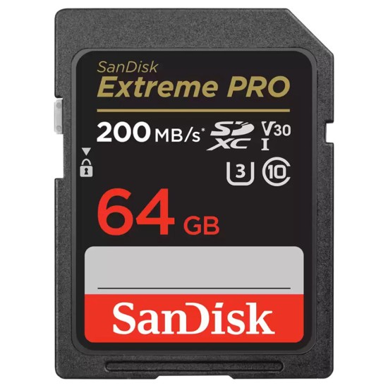 Card de Memorie, 64GB, MicroSDXC - SanDisk Extreme Pro (SDSDXXU-064G-GN4IN) - Grey