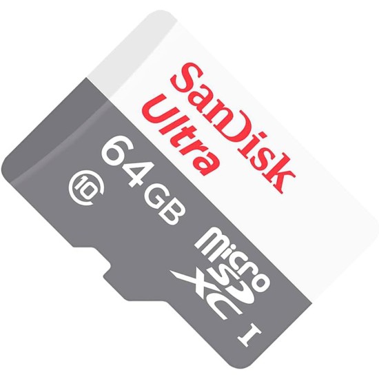 Card de Memorie, 64GB, MicroSDXC - SanDisk (SDSQUNR-064G-GN3MA) - White