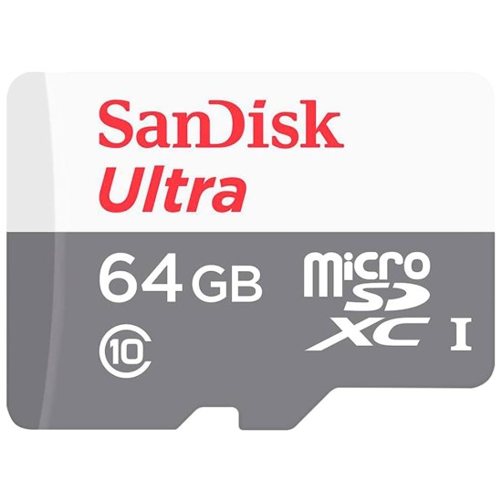 Card de Memorie, 64GB, MicroSDXC - SanDisk (SDSQUNR-064G-GN3MA) - White