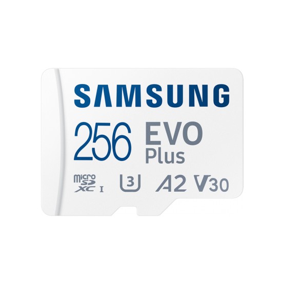 Card de Memorie cu Adaptor, 256GB - Samsung Evo Plus (MB-MC256KA/EU) - White