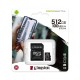 Card de Memorie cu Adaptor, 512GB - Kingston Canvas Select Plus (SDCS2/512GB) - Black